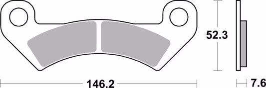 Pastillas freno Brembo sinterizadas (07GR85SD)