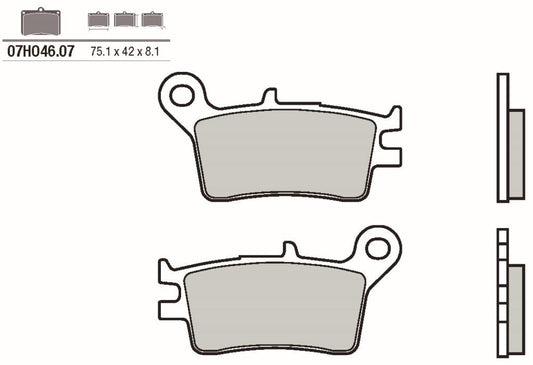 Pastillas de freno Brembo genuinas (07HO4607)