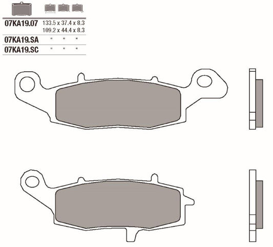 Pastillas freno Brembo Racing SC genuino