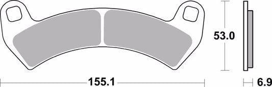 Pastillas freno Brembo sinterizadas (07PO14SD)