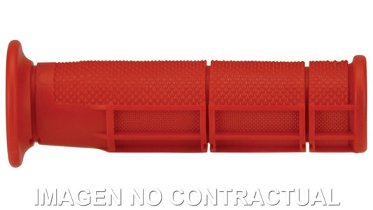 Puños Domino ATV Rojos Cerrados D 22 mm L 125 mm