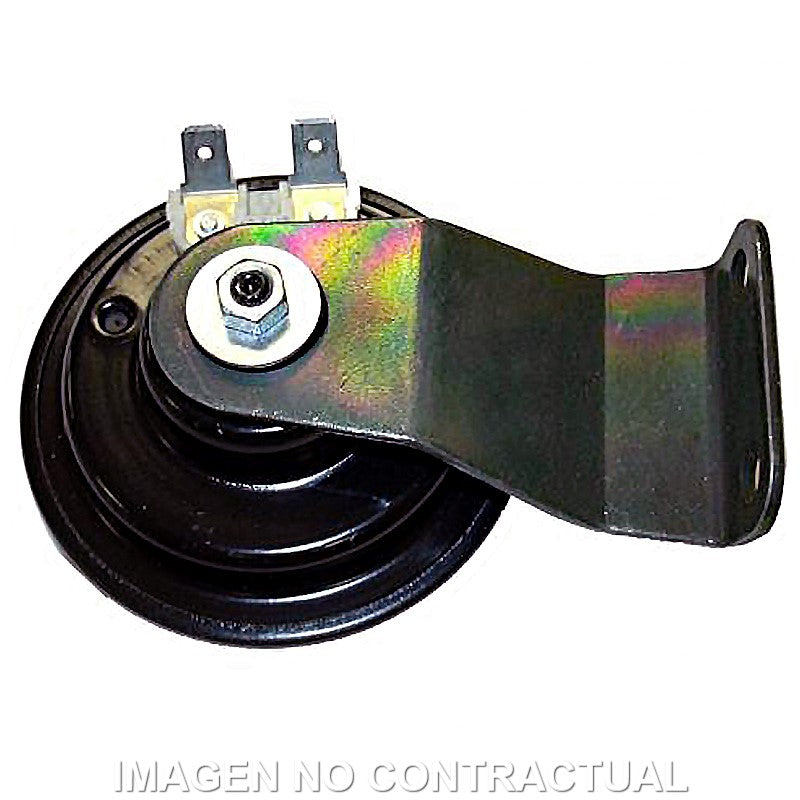 Claxon zincado blanco 12 - 3a/105-118db - Ø 70 mm