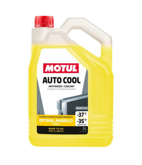 MOTUL AutoCool Optimal amarillo -35C 5 litros (112657)