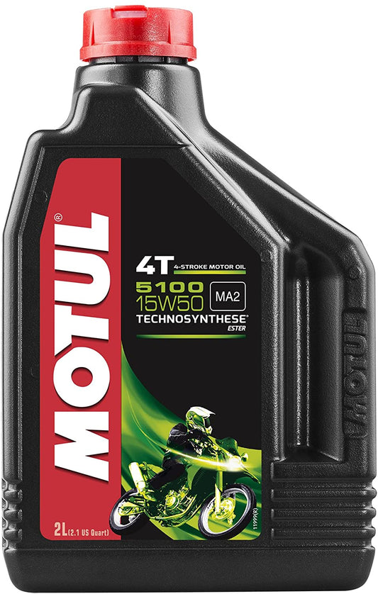 Aceite MOTUL 5100 15W50 4T 2L (104082)