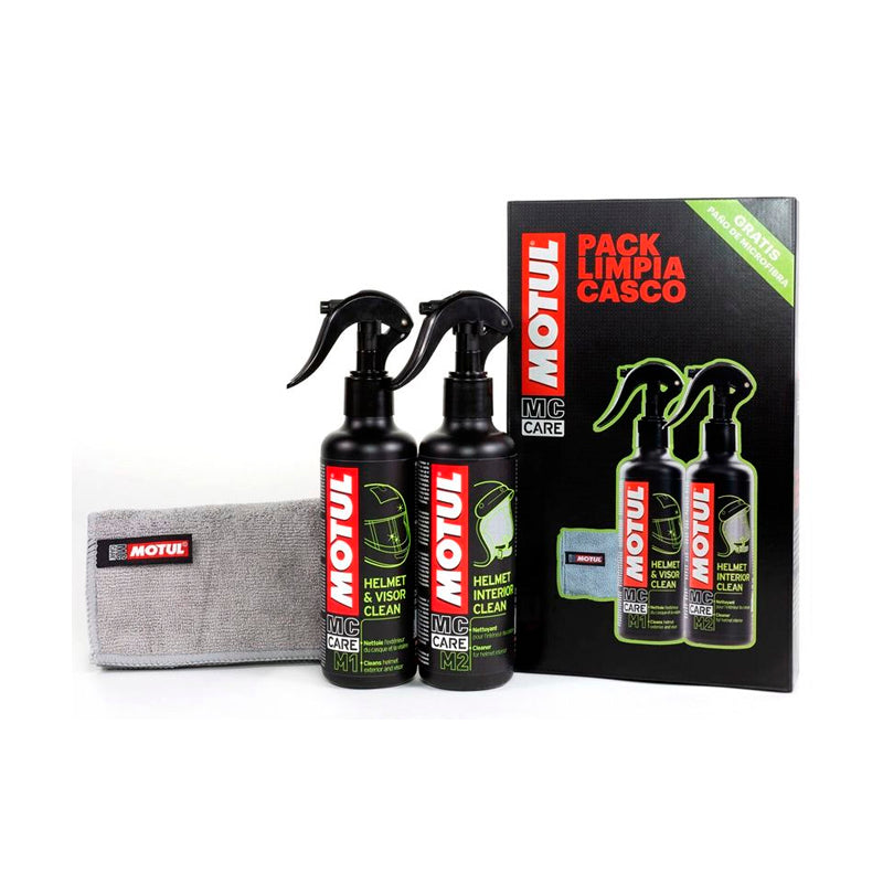 Pack Limpia Cascos MOTUL (M1 M2) (109920)