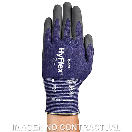 GUANTES ANSELL HYFLEX 11-561 TALLA 8 (medida M)