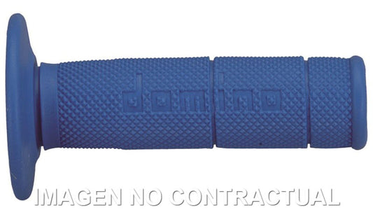 Puños Domino OFF Road Azules Cerrados D 22 mm L 118 mm