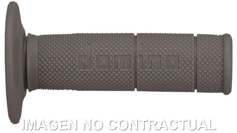 Puños Domino OFF Road Grises Cerrados D 22 mm L 118 mm