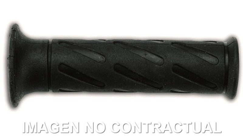 Puños Domino On Road Negros Suzuki abiertos D 22 mm L 124 mm/Izquierda y 118 mm/Derecha