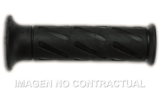 Puños Domino On Road Negros Suzuki abiertos D 22 mm L 124 mm/Izquierda y 118 mm/Derecha