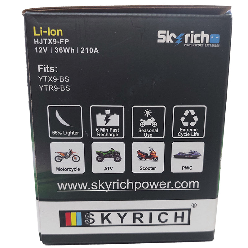 Batería litio Skyrich HJTX9-FP
