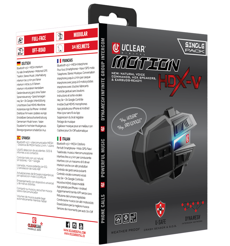 INTERCOMUNICADOR U-CLEAR MOTION HDX-V