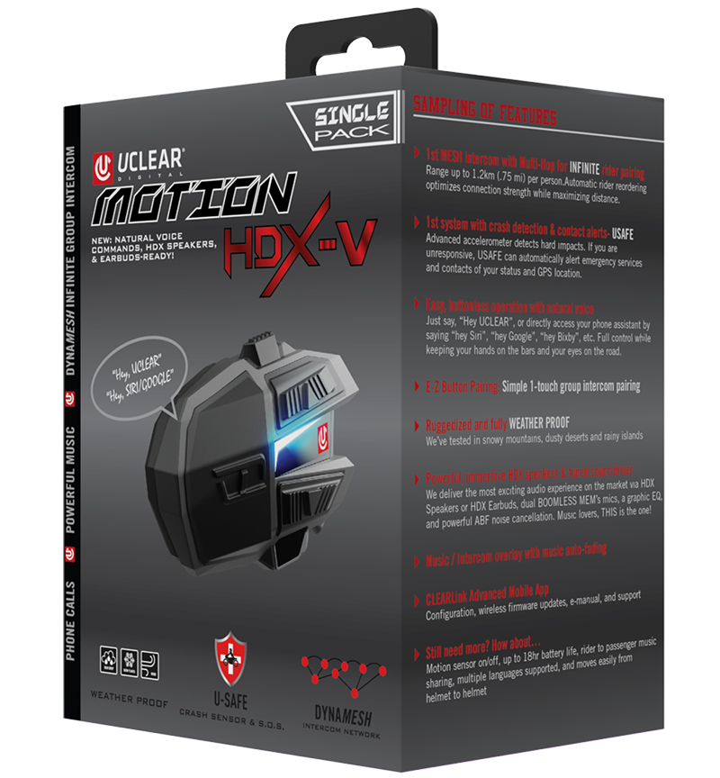 INTERCOMUNICADOR U-CLEAR MOTION HDX-V