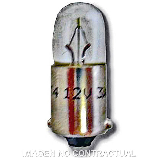 Lámpara Hert posición/tablero Tubular control 12V 3W