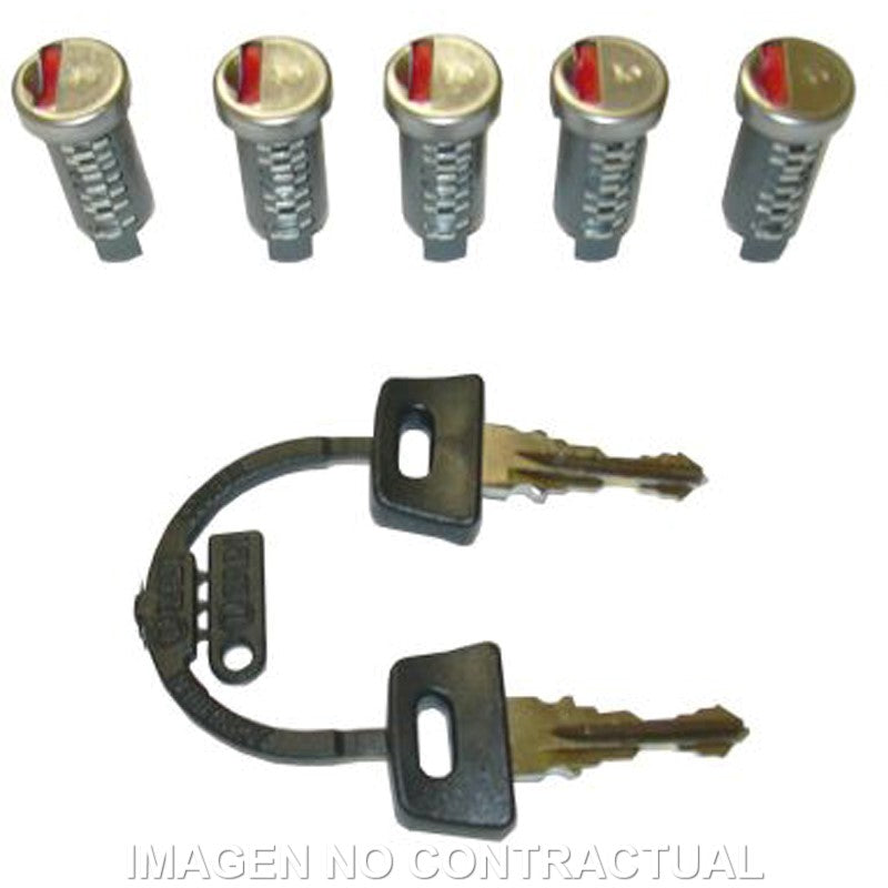 Kit llaves 5 cerraduras Vespa PKS