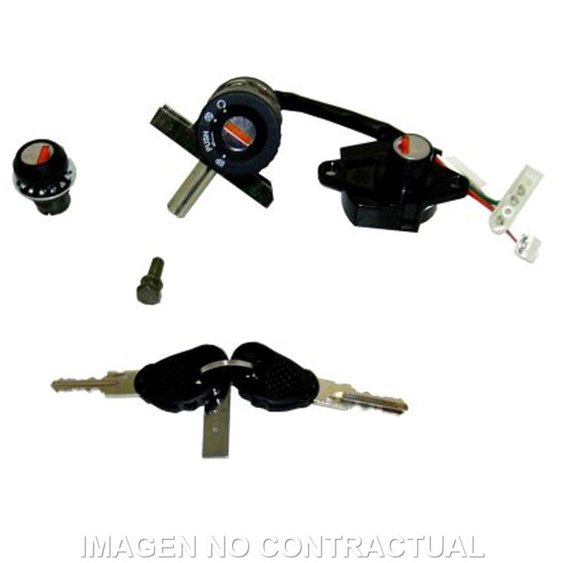 Kit llaves contacto, sillín y guantera Aprilia SR 50 Factory