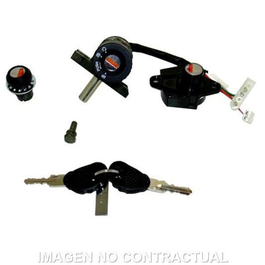 Kit llaves contacto, sillín y guantera Aprilia SR 50 Factory