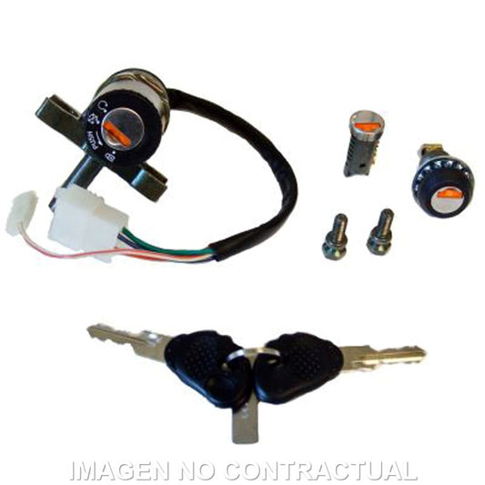 Kit llaves contacto, sillín y guantera Aprilia Scarabeo 4T - Quattro