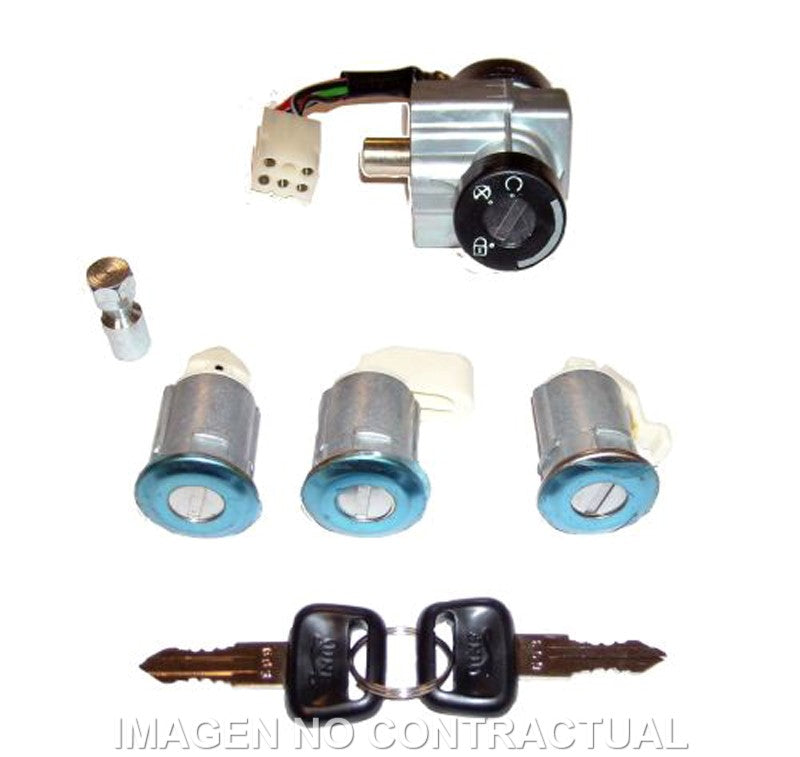Kit llaves contacto, sillín y guantera Peugeot Geo 50
