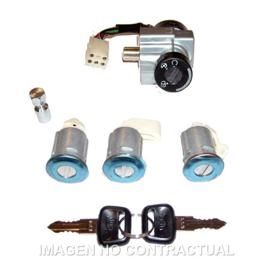 Kit llaves contacto, sillín y guantera Peugeot Geo 50