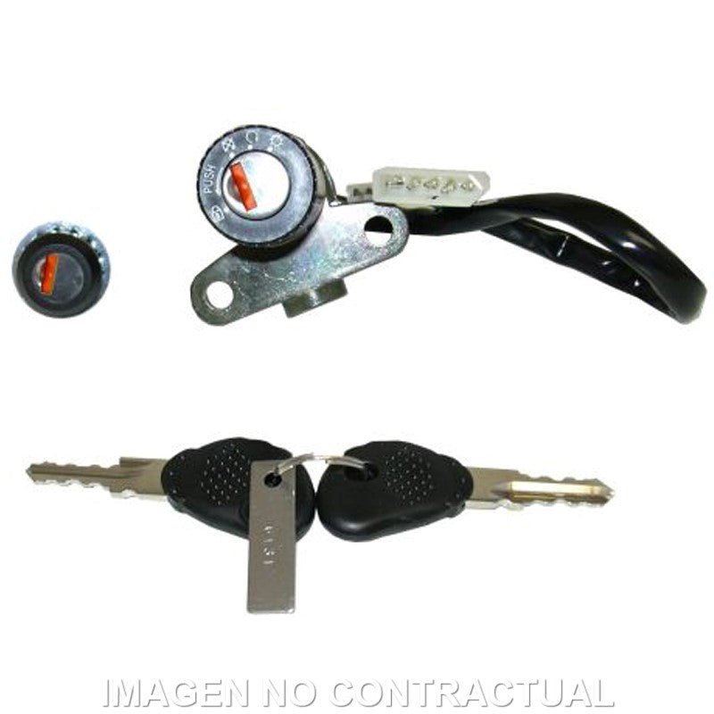 Kit llaves contacto y sillín Derbi 50 GPR