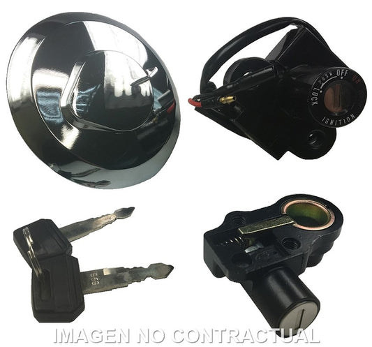 Kit llaves contacto, sillín y depósito Honda CBF 250
