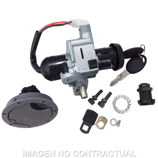 Kit llaves contacto (3 PINS), guantera y depósito Yamaha Aerox50