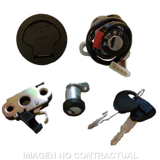 Kit llaves contacto, sillín y depósito Rieju Tango 125