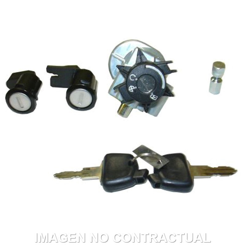 Kit llaves contacto, sillín y guantera Peugeot 50 Elyseo