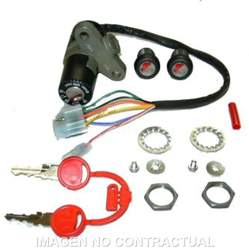 Kit llaves contacto, sillín y guantera Derbi Senda 50