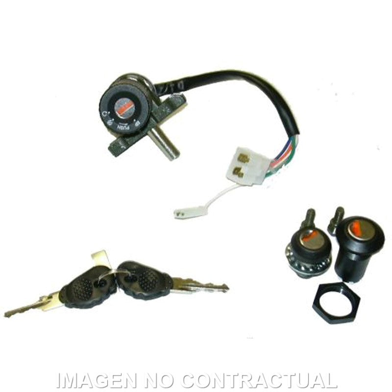 Kit llaves contacto y sillín Aprilia Habana 125