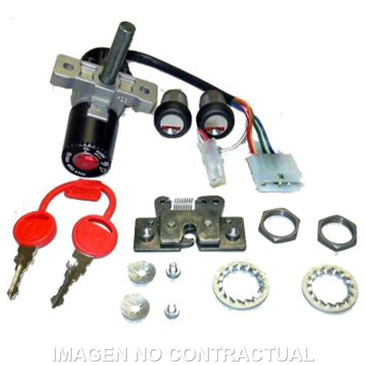Kit llaves contacto, sillín y guantera Derbi Predator 50