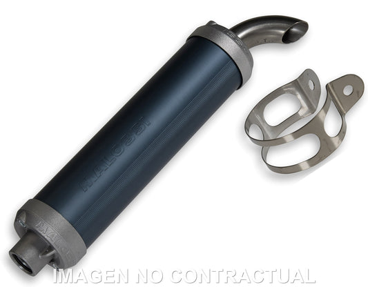 Silenciador Ø 60 aluminio para escape scooter racing MHR