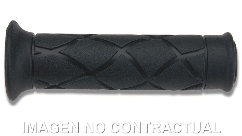 Puños Domino Scooter PVC Negros Abiertos D 22 mm L 120 mm