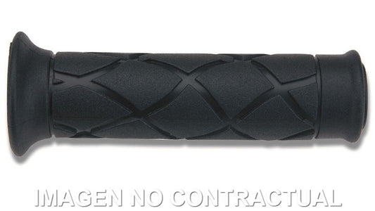 Puños Domino Scooter PVC Negros Abiertos D 22 mm L 120 mm