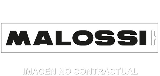 Adhesivo Malossi Negro 22 cm