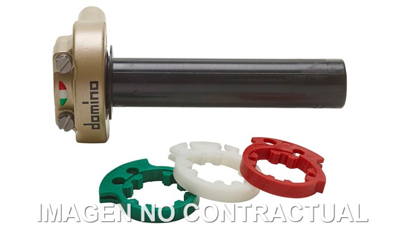 Mando Gas Domino XM2 Dorado sin puños 3847.03