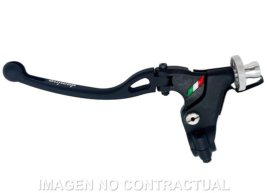 MANETA DOMINO RACING ABATIBLE F.33 ANTICORODAL CON SOPORTE ON ROAD