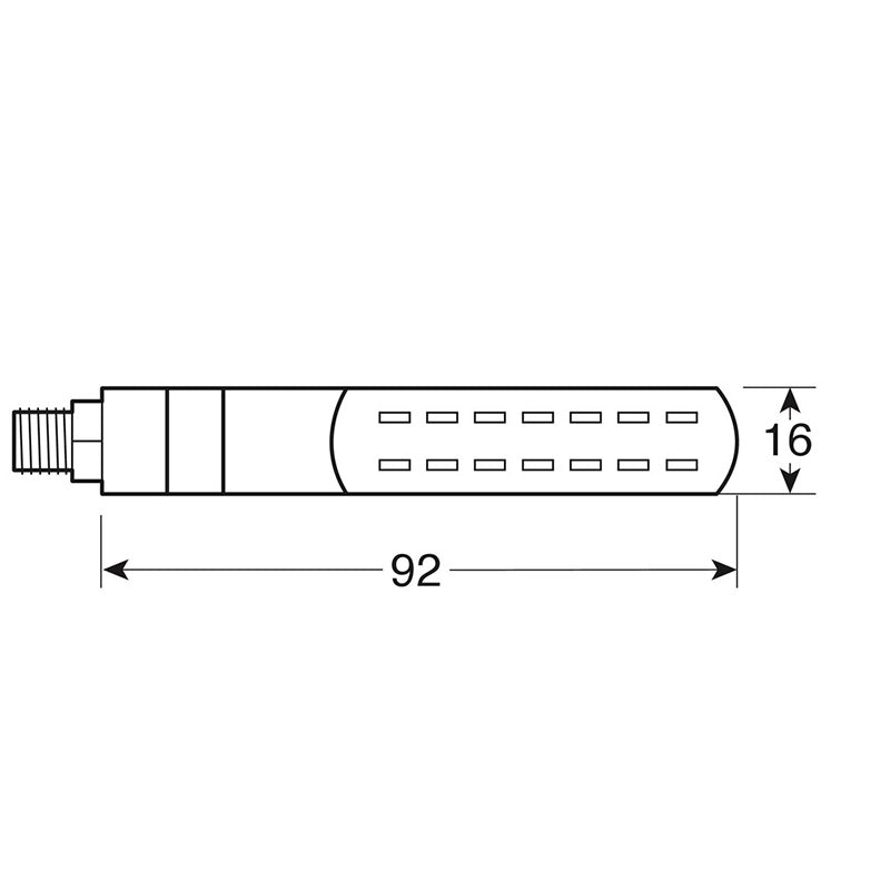 INTERMITENTES DE LED SECUENCIAL Y LUZ DE POSICIÓN/FRENO TRASERA LAMPA LINE SQ 12V
