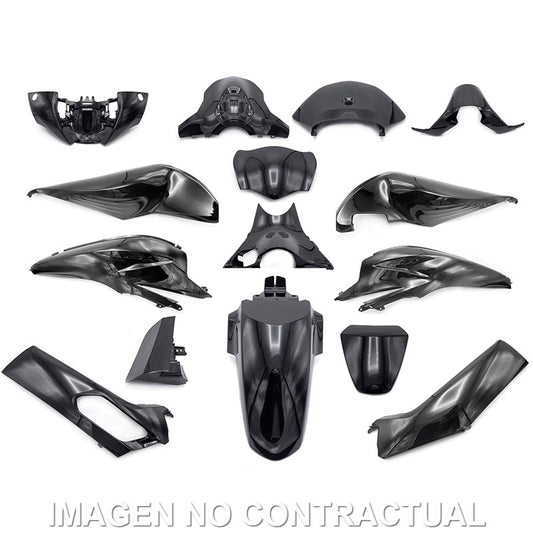 KIT PLASTICOS HERT HONDA PCX 125 NEGRO BRILLO