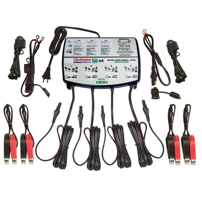 Cargador/Mantenedor de baterías Optimate Lithium 4S 4 X 0,8A TM-484