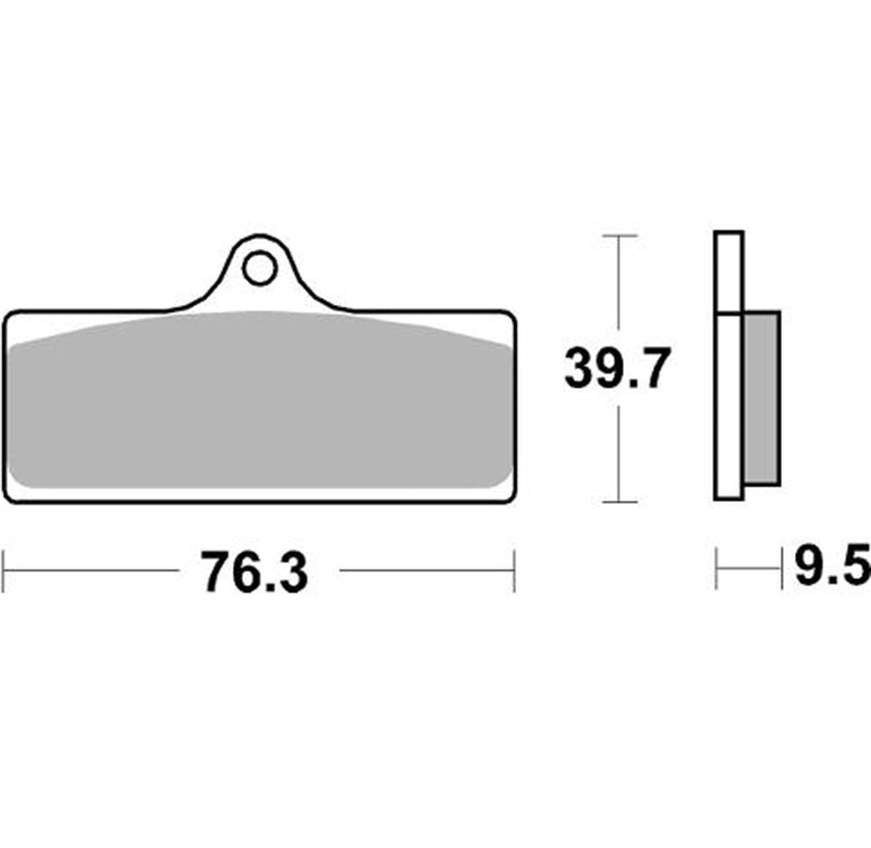 Pastilla de freno SBS P785-DS