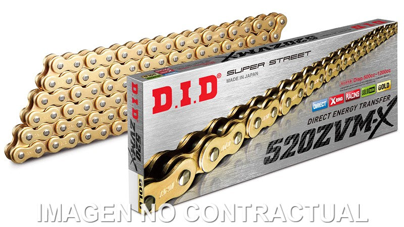 Cadena DID 520 ZVM-X (G&G) x 114 R