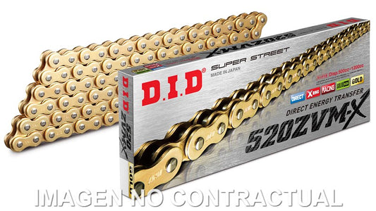 Cadena DID 520 ZVM-X (G&G) x 114 R