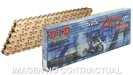Cadena DID 525 ZVM-X (G&G) x 118 R