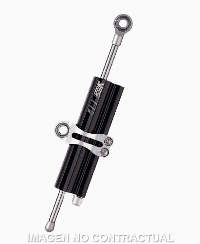 Amortiguador de dirección YSS Top Line Negro 78 mm Clamp A