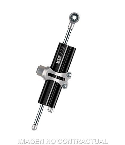 Amortiguador de dirección YSS Top Line Negro 120 mm Clamp B