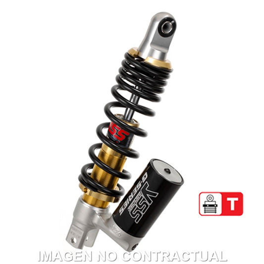 Amortiguador Trasero YSS Gas Eco Line c/Botella inferior Peugeot Speedfight 50