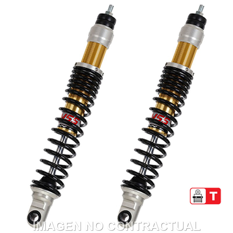 Juego Amortiguadores Traseros YSS Gas Eco Line Vespa GTS/GTV 250