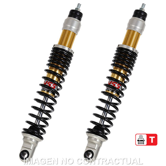 Juego Amortiguadores Traseros YSS Gas Eco Line Vespa GTS/GTV 250